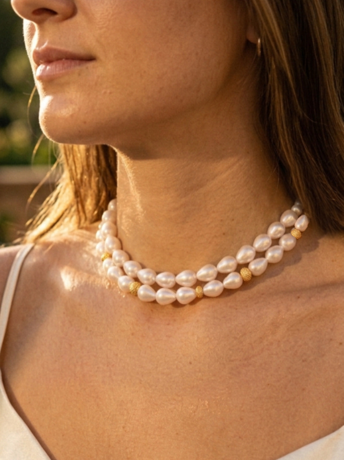 Pearls choker