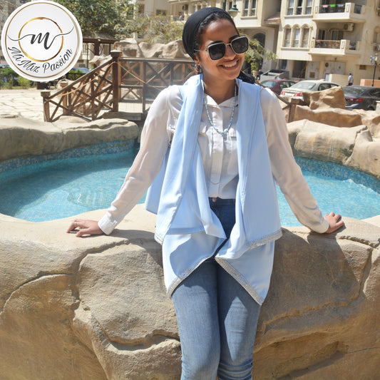 Embroidered edges Cardigan