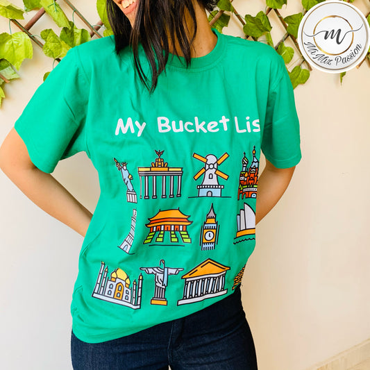 Bucket list T-shirt
