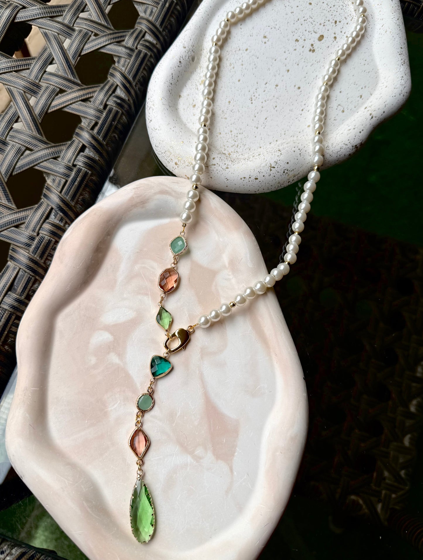 Pearls & crystals Necklace