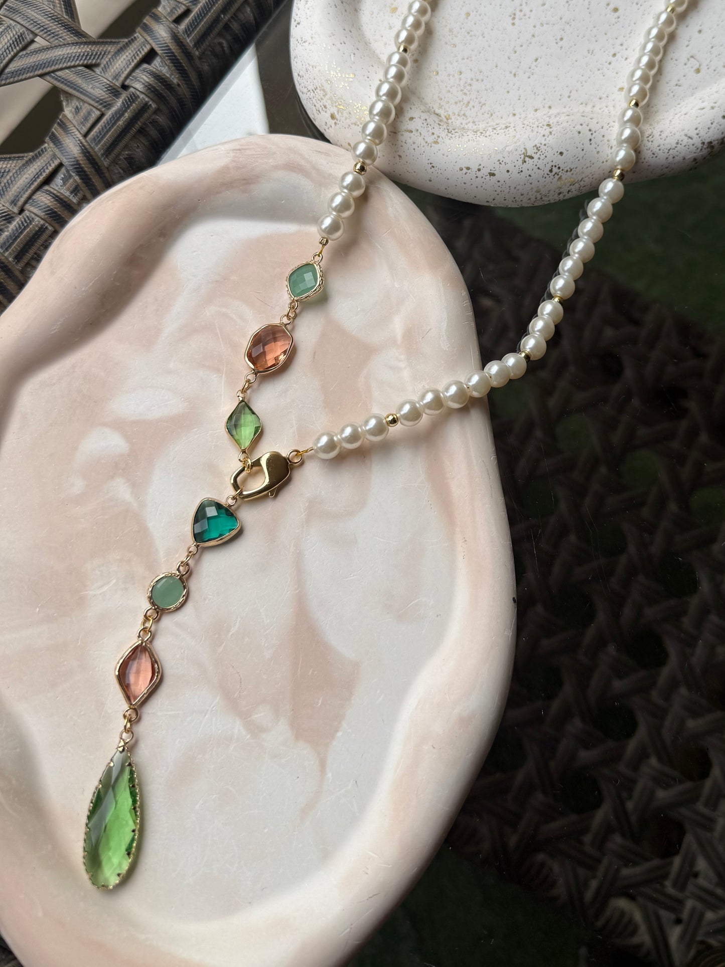 Pearls & crystals Necklace