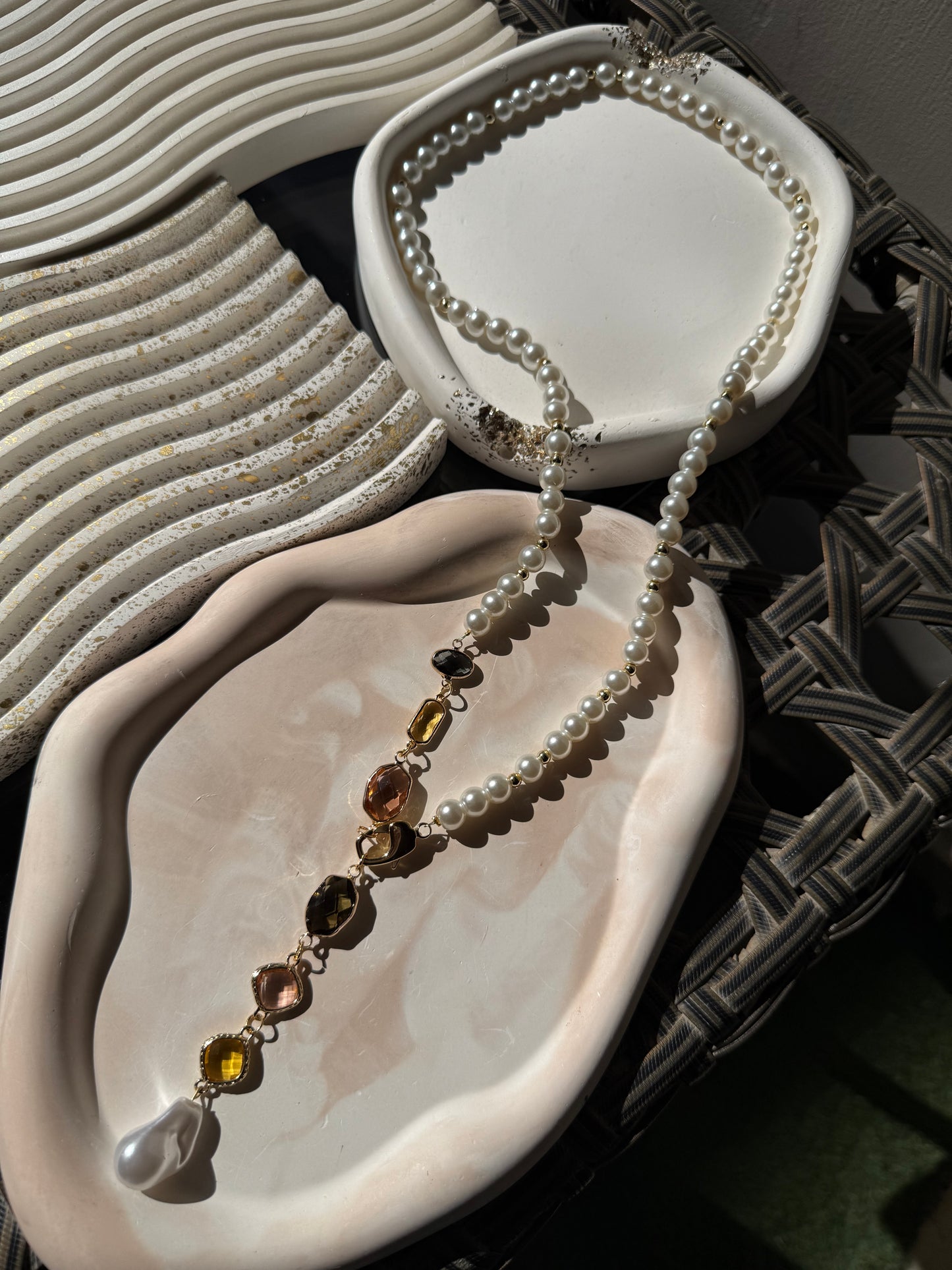 Pearls & crystals Necklace