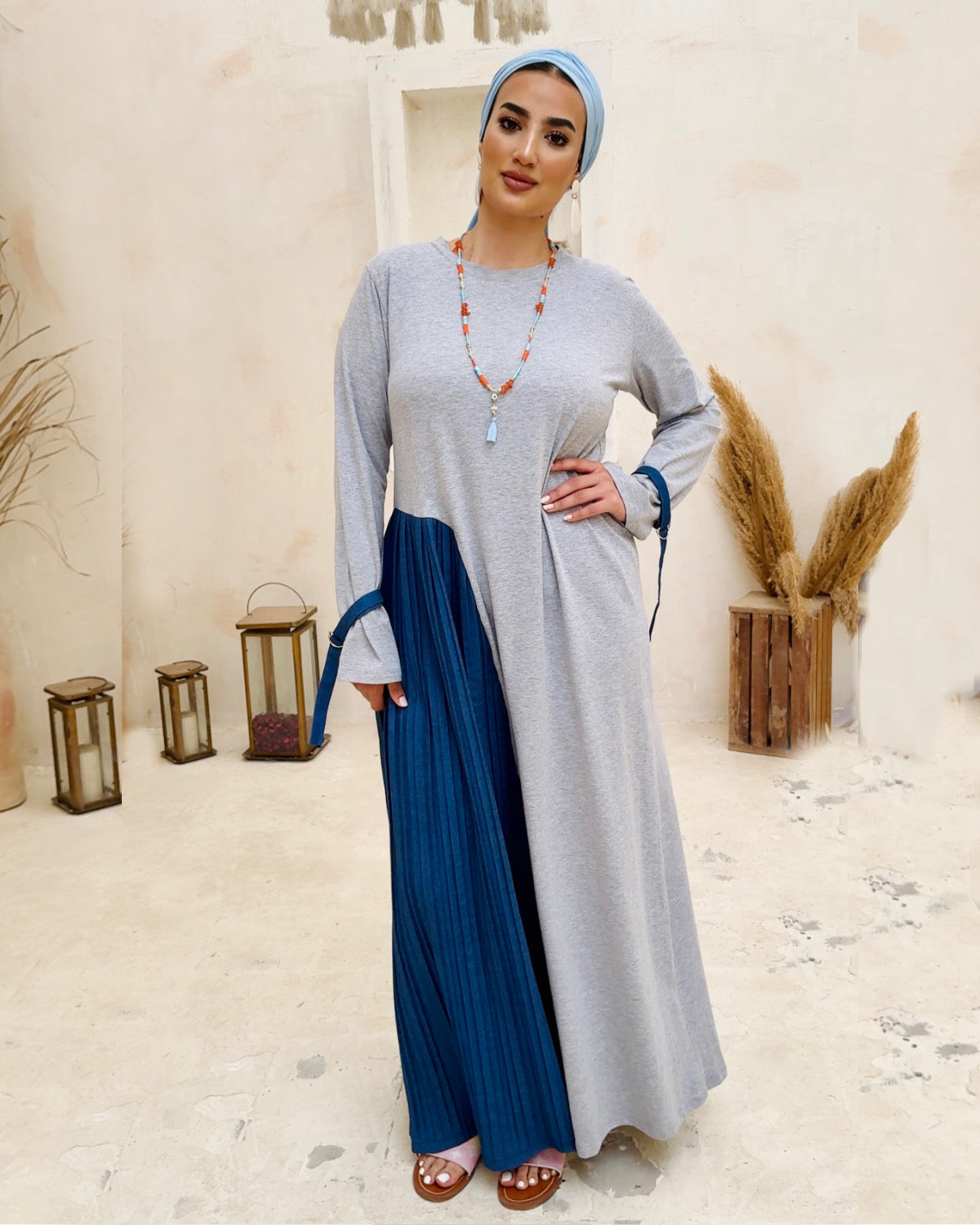 Into the flow Grey dress