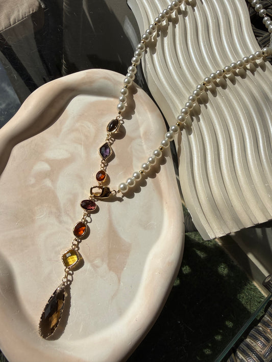 Pearls & crystals Necklace