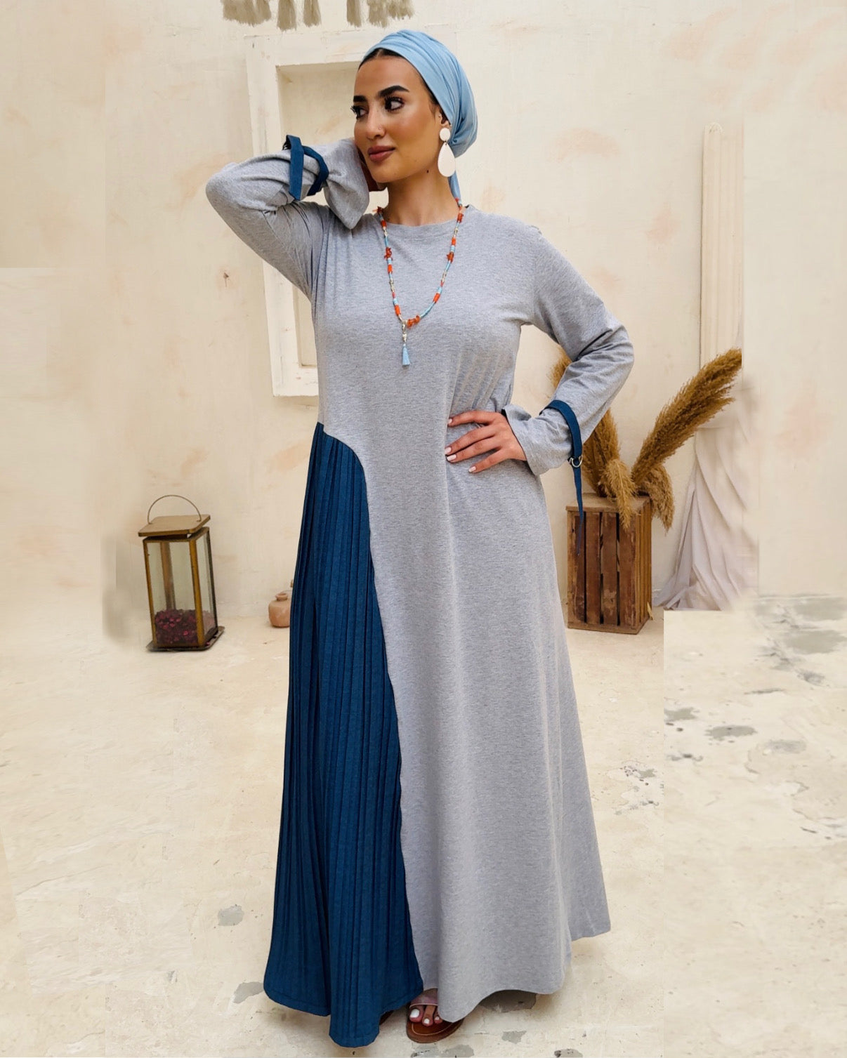 Into the flow Grey dress