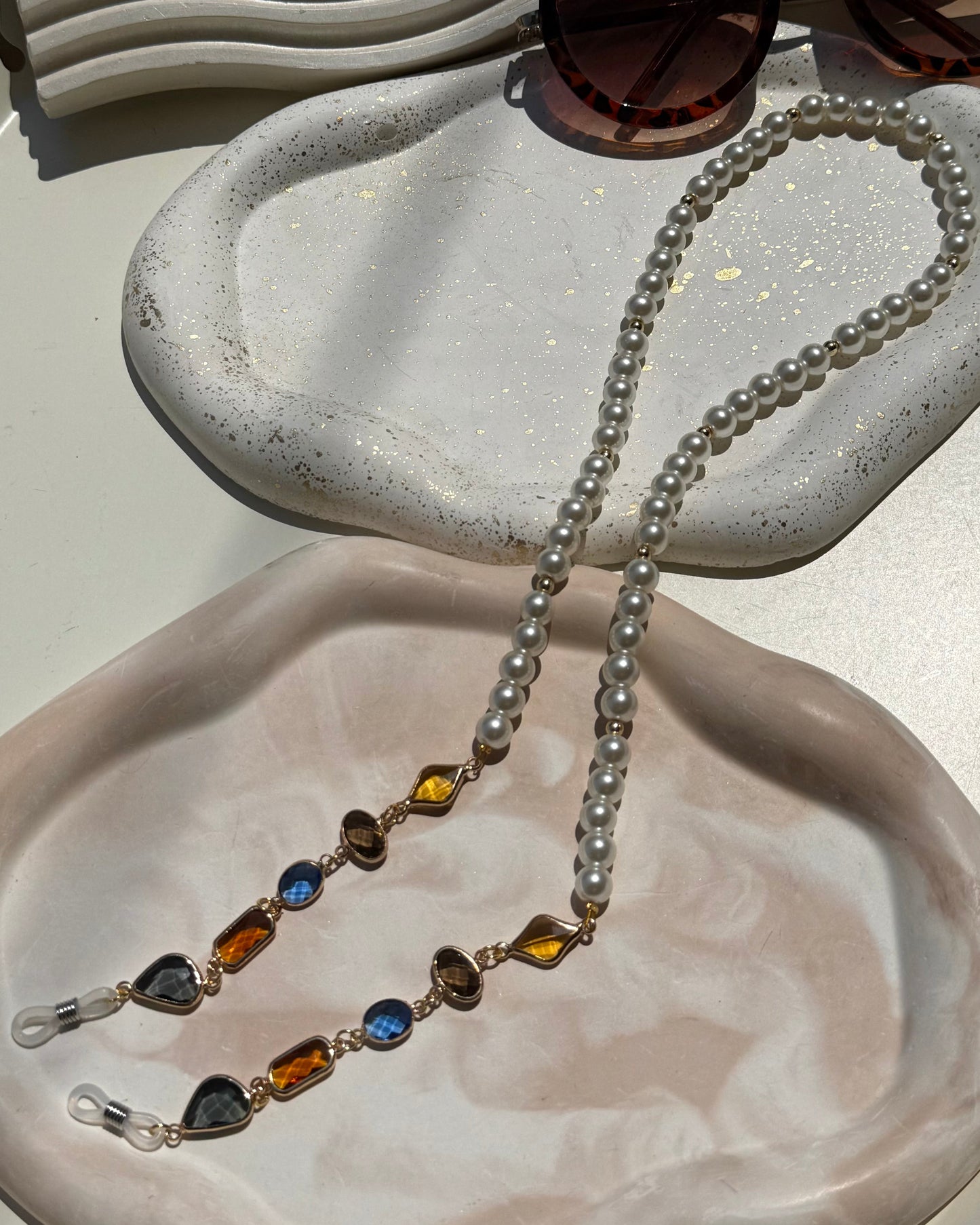 Pearls & Crystals Glasses cord