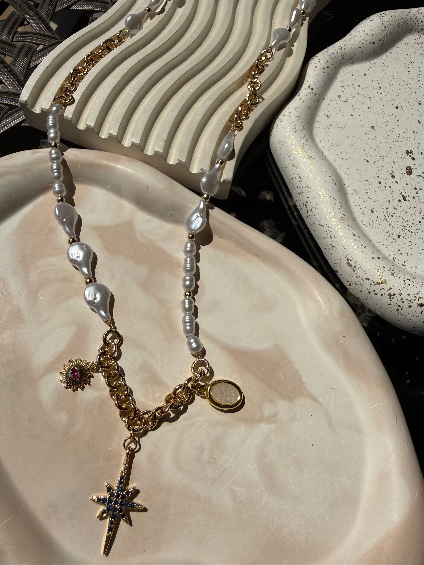 Star Pearls Necklace