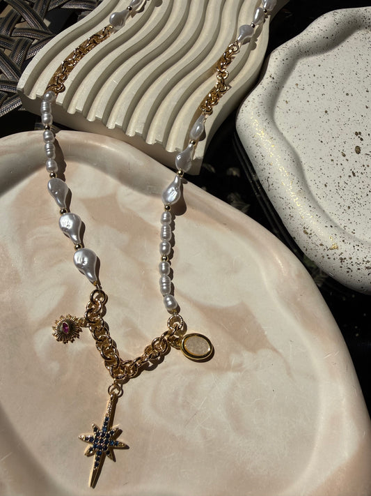 Star Pearls Necklace