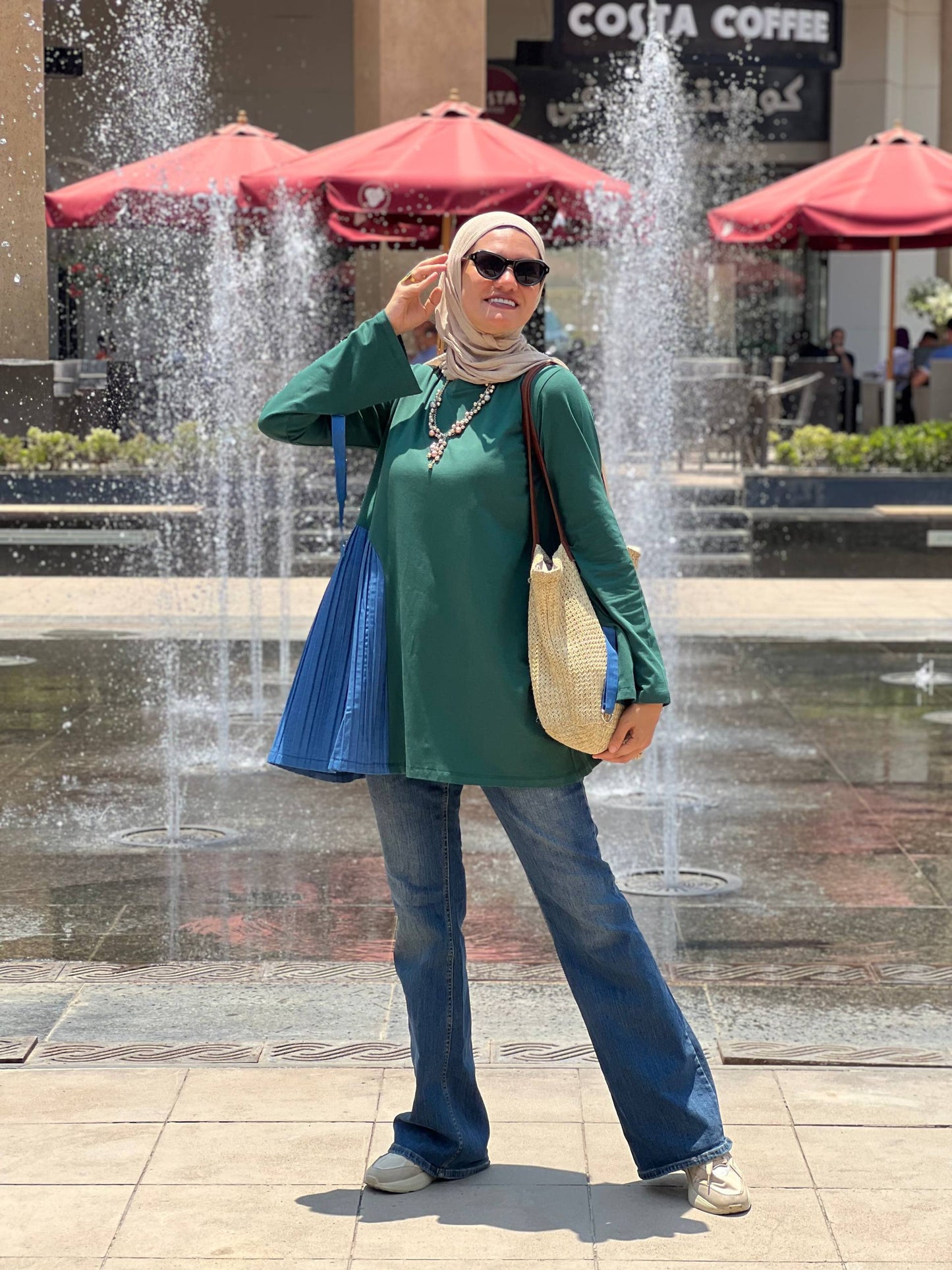 Daylong Dark green Top