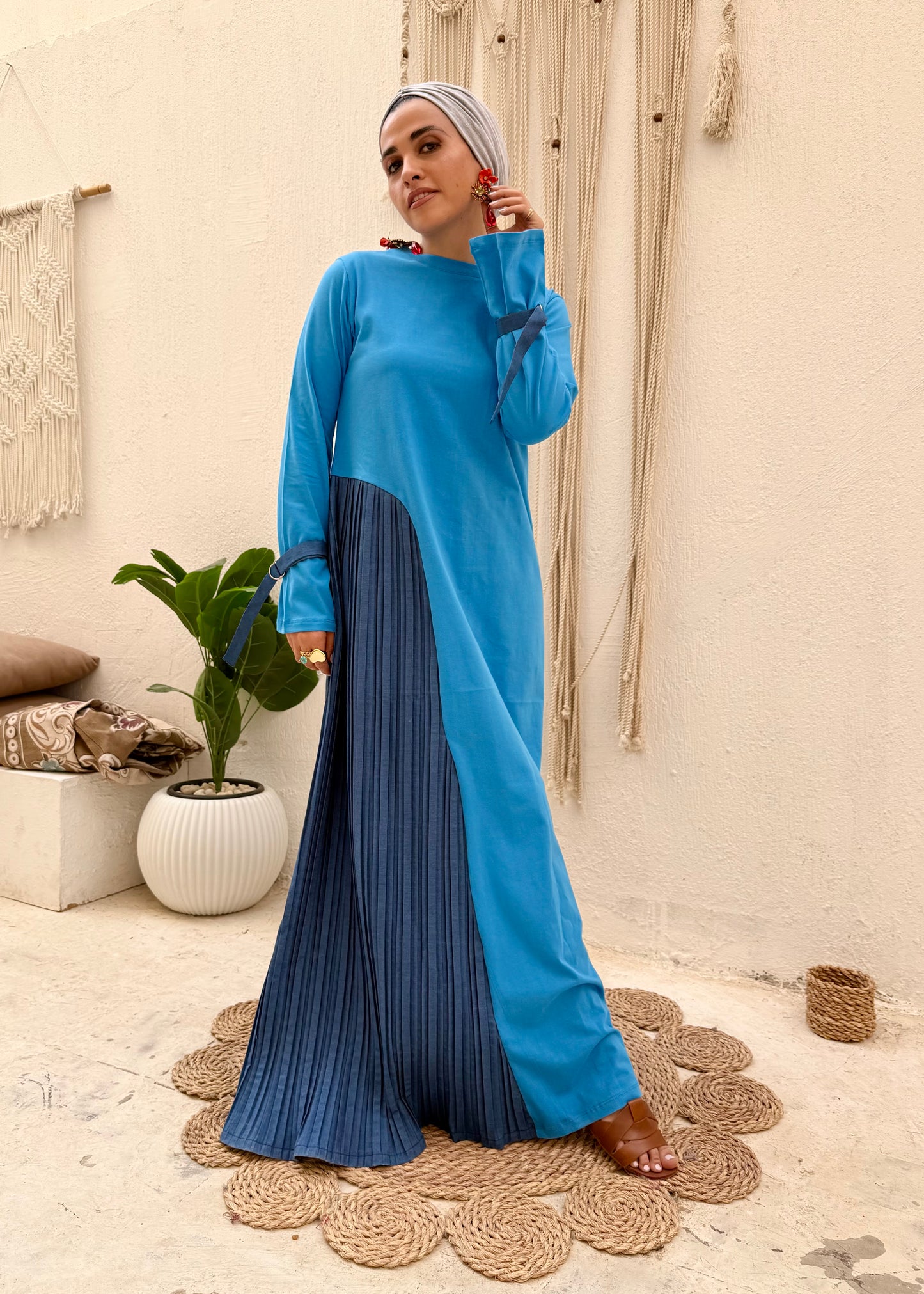 Into the flow Turqoise dress