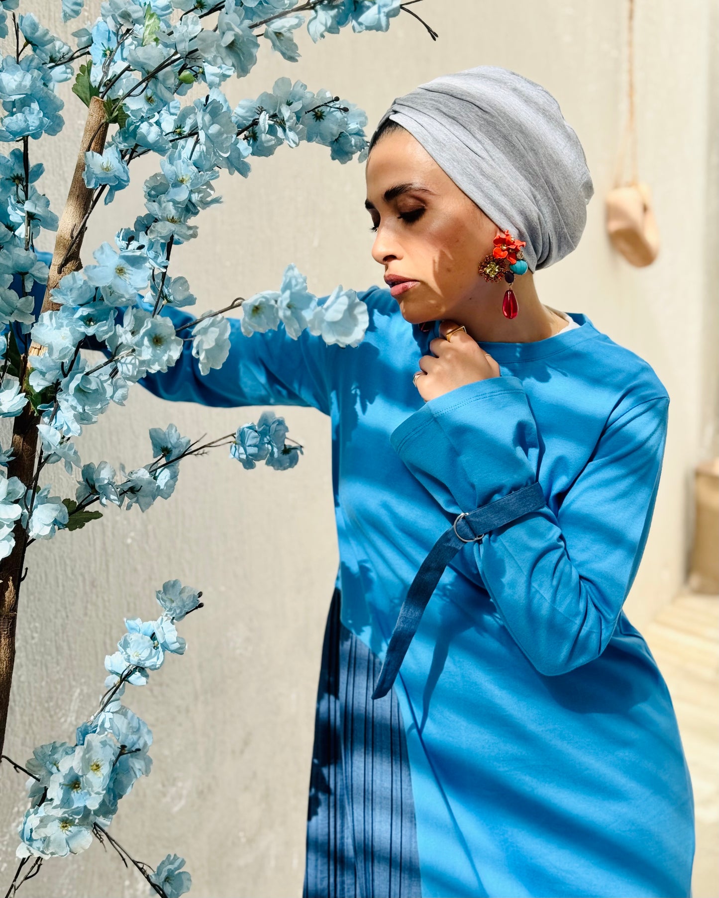 Into the flow Turqoise dress